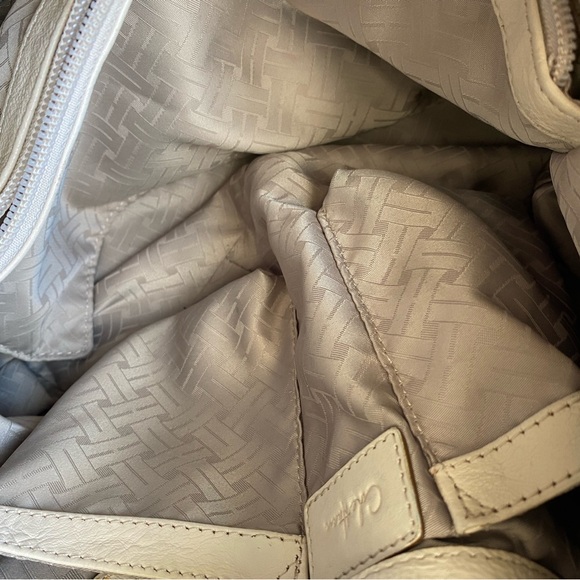 Cole Haan women’s leather ivory shoulder bag - Picture 6 of 10